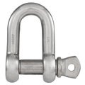 National Hardware DShackle, 58 in, 5000 lb Working Load, 316 Grade, Stainless Steel, 13132 in L Inside N100-358